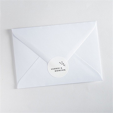 Aufkleber Hochzeit zartes trio - Vue 3