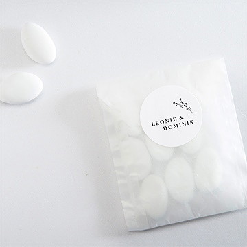 Aufkleber Hochzeit zartes trio - Vue 4