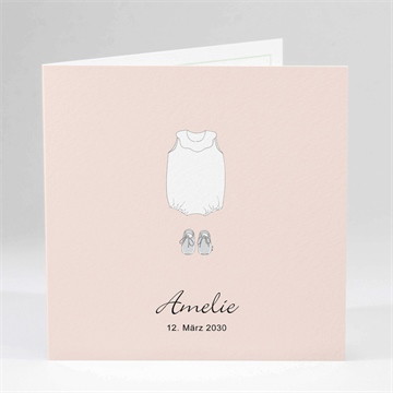 Geburtskarte kleine schühchen