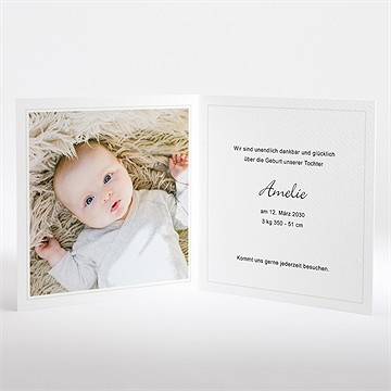 Geburtskarte Kleine Schühchen - Vue 2