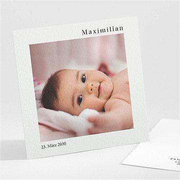 Geburtskarte Kleines Porträt