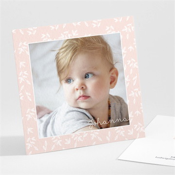 Geburtskarte Einfacher rahmen und foto