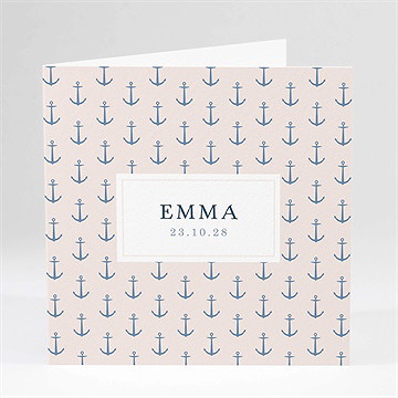 Geburtskarte ankermuster