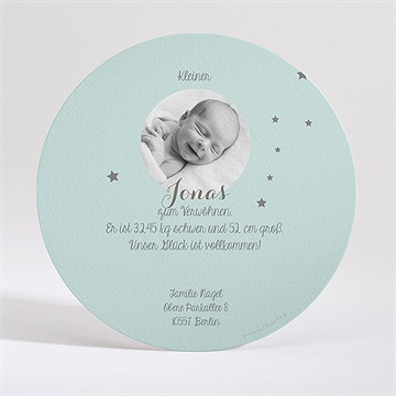 Geburtskarte Kleiner Panda - Vue 2