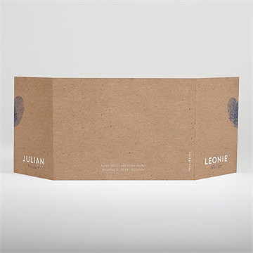 Hochzeitseinladung einzigartige fingerabdrücke - Vue 3