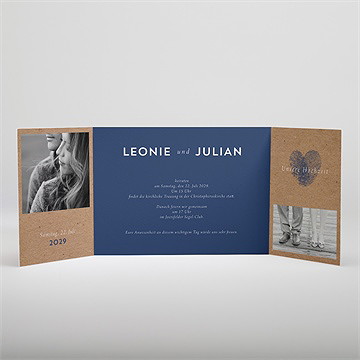 Hochzeitseinladung einzigartige fingerabdrücke - Vue 2