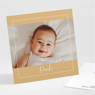 Dankeskarte Geburt zärtlichkeit