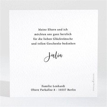 Dankeskarte Geburt zärtlichkeit - Vue 2