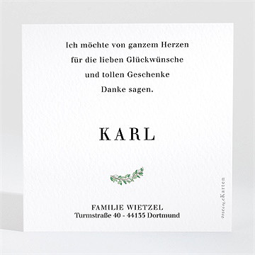 Dankeskarte Geburt Süßer Träumer - Vue 2