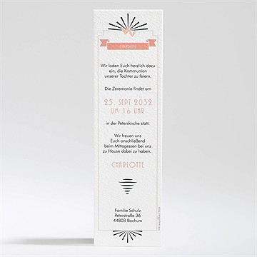 Einladung Kommunion fotoblock einladung - Vue 2