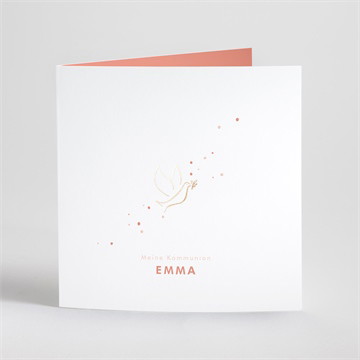 Einladung Kommunion taube