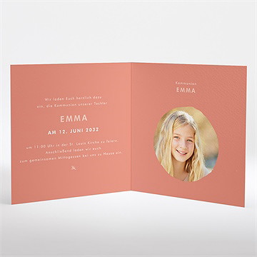 Einladung Kommunion taube - Vue 3