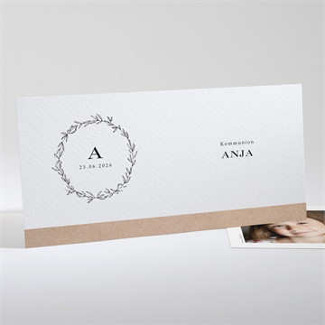 Einladung Kommunion Elegante kommunion