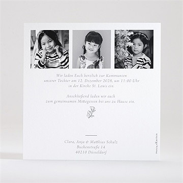 Einladung Kommunion zarte malerei - Vue 3