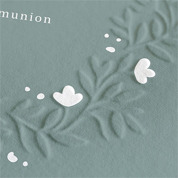 Einladung Kommunion smaragdprägung - Vue 2