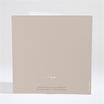 Einladung Konfirmation Goldbuchstabe - Vue 4