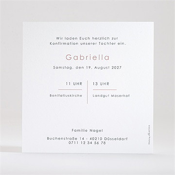 Einladung Konfirmation Kirchliche Feier - Vue 3