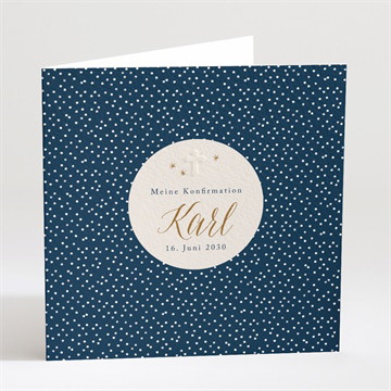 Einladung Konfirmation Sterne