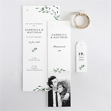 Hochzeitseinladung So Schick - vue 4