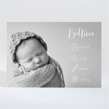 Geburtskarte magnetkarte