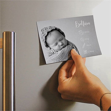 Geburtskarte Magnetkarte - Vue 2