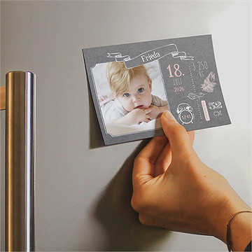 Geburtskarte vintage touch - Vue 2