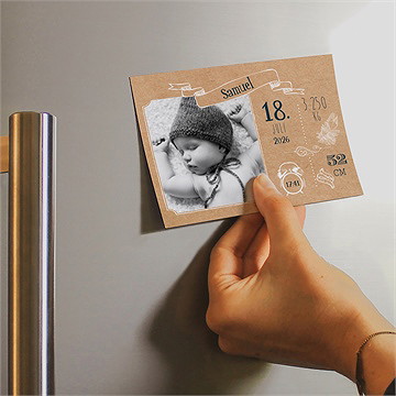 Geburtskarte wir präsentieren stolz - Vue 2