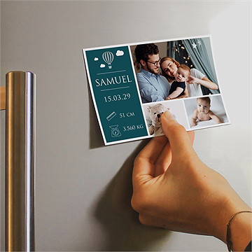 Geburtskarte collage - Vue 2