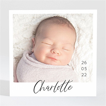 Geburtskarte mein kleines polaroid