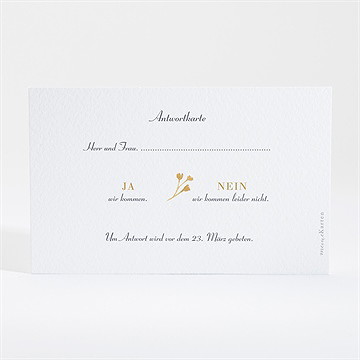 Antwortkarte Hochzeit Herbststrauß - Vue 2