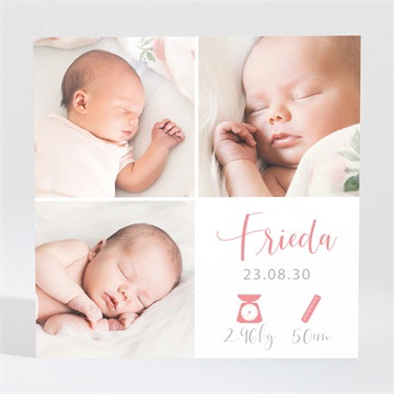 Geburtskarte hübsches mosaik