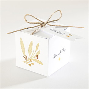 Geschenkbox Hochzeit herbststrauß