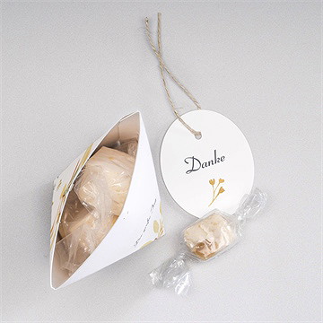 Geschenkbox Hochzeit herbststrauß - schachtel - Vue 3