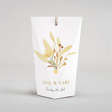 Geschenkbox Hochzeit herbststrauß - schachtel - Vue 4