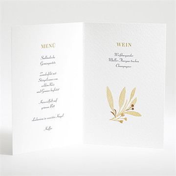 Menükarte Hochzeit herbststrauß - Vue 2
