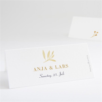 Tischkarte Hochzeit herbststrauß