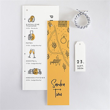 Hochzeitseinladung bohemian chic - Vue 4