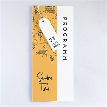 Hochzeitseinladung bohemian chic - vue 3