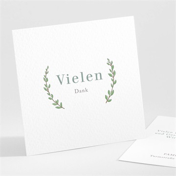 Dankeskarte Geburt Meine wiege