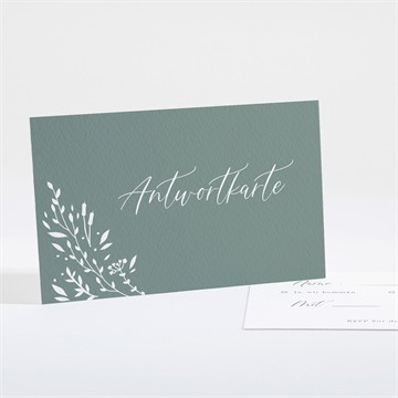 Antwortkarte Hochzeit poetisch & elegant-doppelklapp