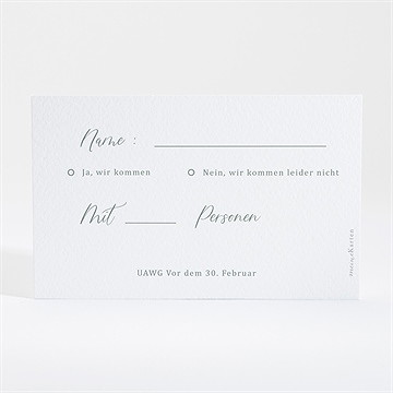Antwortkarte Hochzeit poetisch & elegant - Vue 2