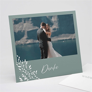 Dankeskarte Hochzeit poetisch & elegant