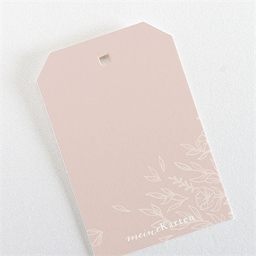 Geschenkanhänger Hochzeit Zartrosa Und Kupfer - Vue 3