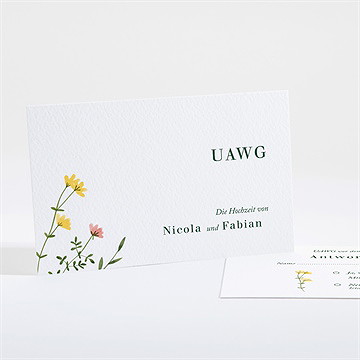 Antwortkarte Hochzeit Wilde Blumen