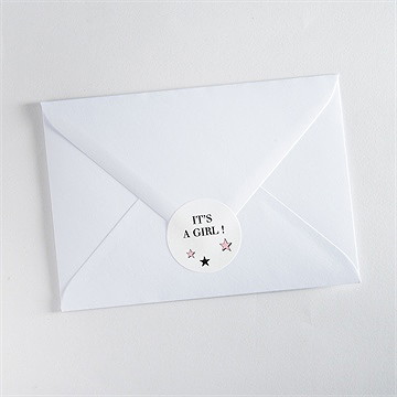 Sticker Geburt super girl - Vue 3