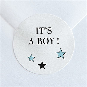 Sticker Geburt super boy