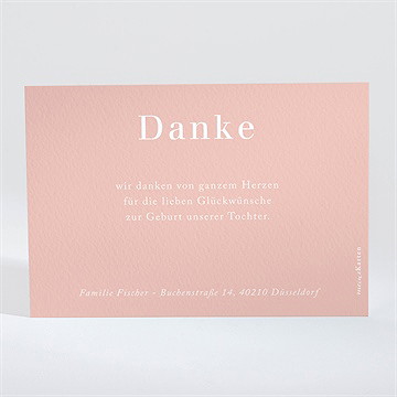 Dankeskarte Geburt ihr kinderzimmer - Vue 2