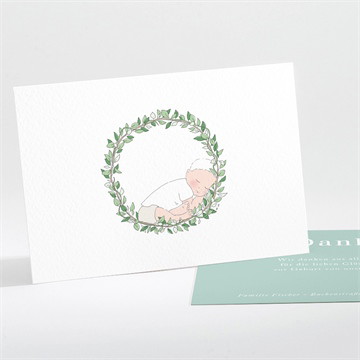 Dankeskarte Geburt Sein kinderzimmer