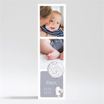 Geburtskarte magnetkarte kleiner hase