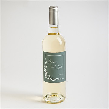 Flaschenetikett Hochzeit poetisch & elegant - Vue 2